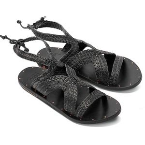 NIB Beek Cuckoo Leather Sandals Black